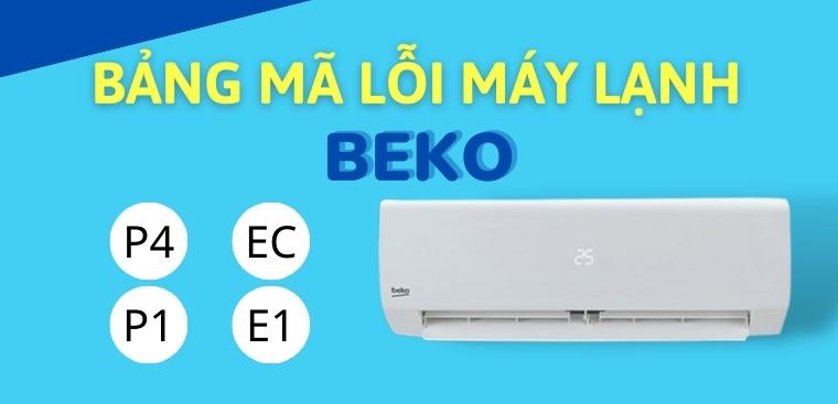 Mã Lỗi Máy Lạnh Beko FF06: Hướng Dẫn Khắc Phục Nhanh Chóng