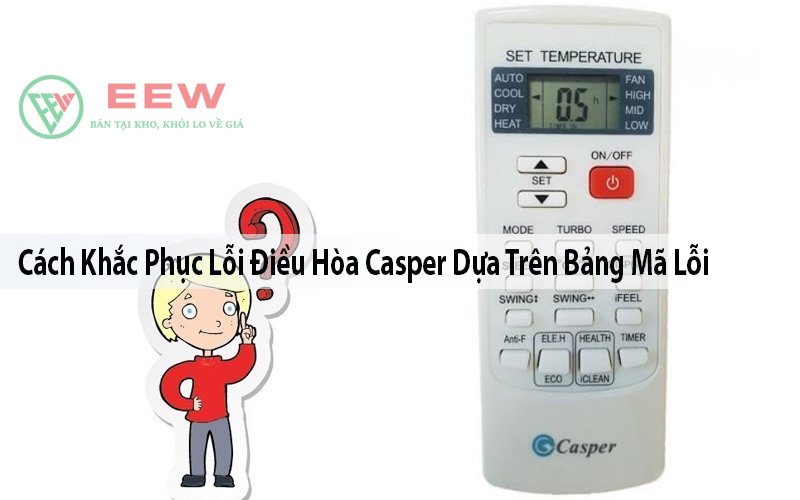 Các Bước Khắc Phục Mã Lỗi Máy Lạnh Casper F1 Tự Thực Hiện Tại Nhà