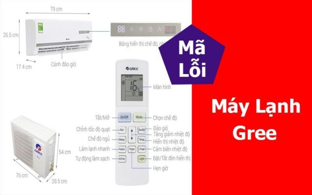 Hướng Dẫn Khắc Phục Mã Lỗi Máy Lạnh Gree PL Tự Thực Hiện