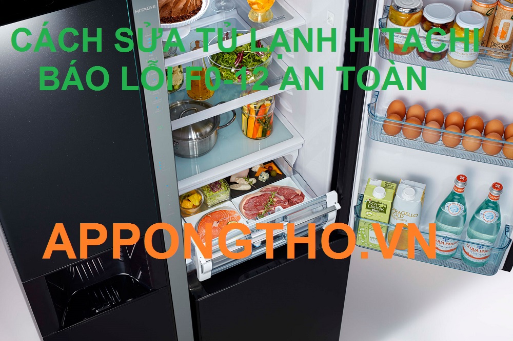 Mã lỗi F012 trên tủ lạnh Hitachi: Nguyên nhân và cách khắc phục